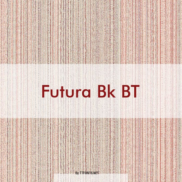 Futura Bk BT example